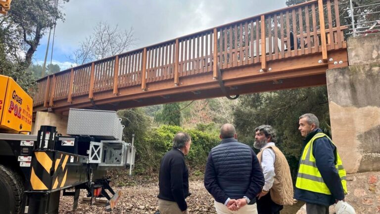 nueva pasarela puente del Pas